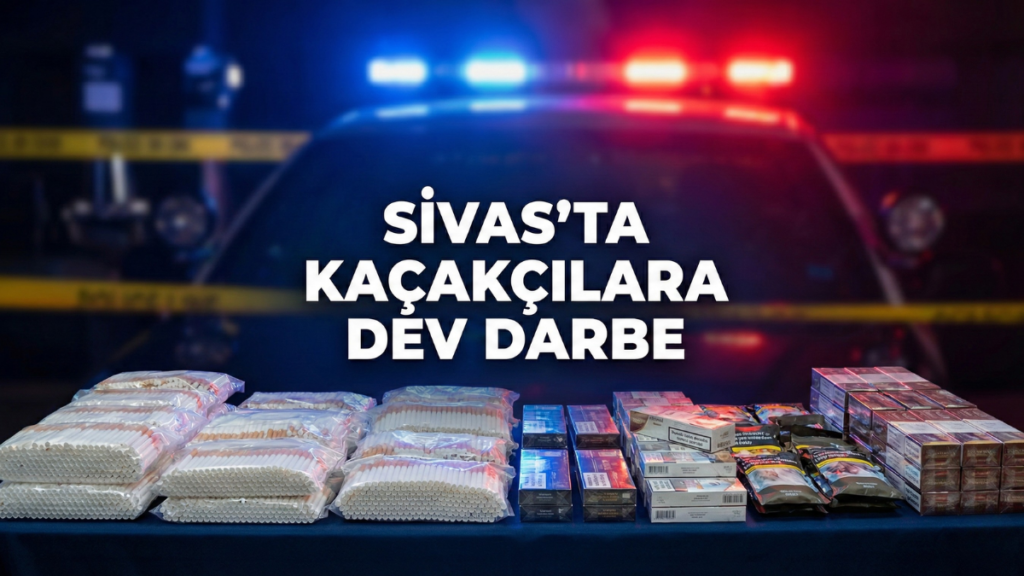 Sivas Emniyeti’nden Kaçakçılıkla Mücadelede Kritik Başarı