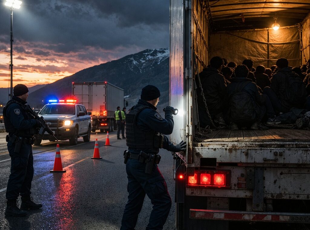 Çankırı’da TIR Operasyonunda 75 Düzensiz Göçmen Yakalandı