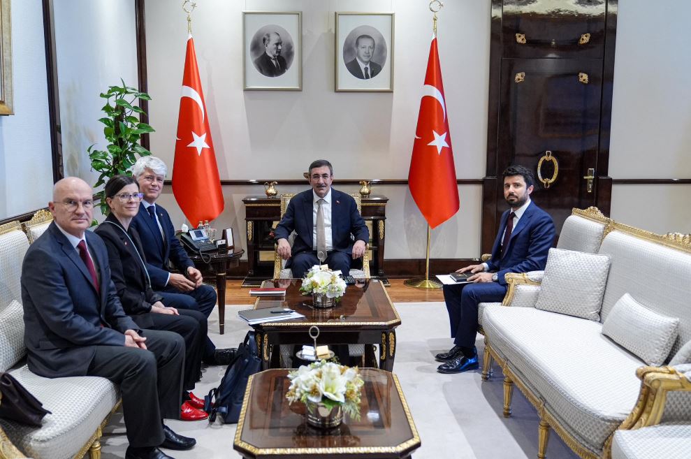 Cevdet Yılmaz, İsviçre Büyükelçisi Scheurer’i Kabul Etti