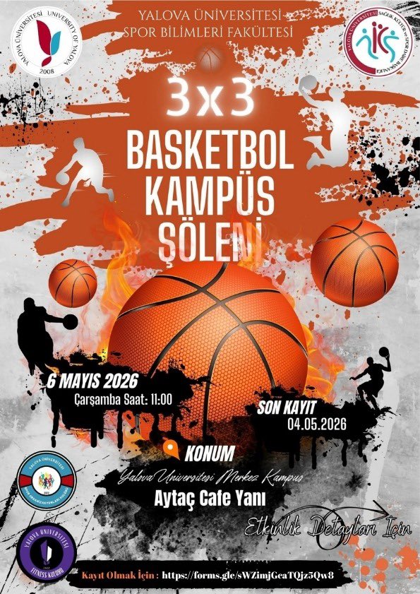 Yalova Üniversitesi Kampüsünde 3×3 Basketbol Şöleni Başlıyor