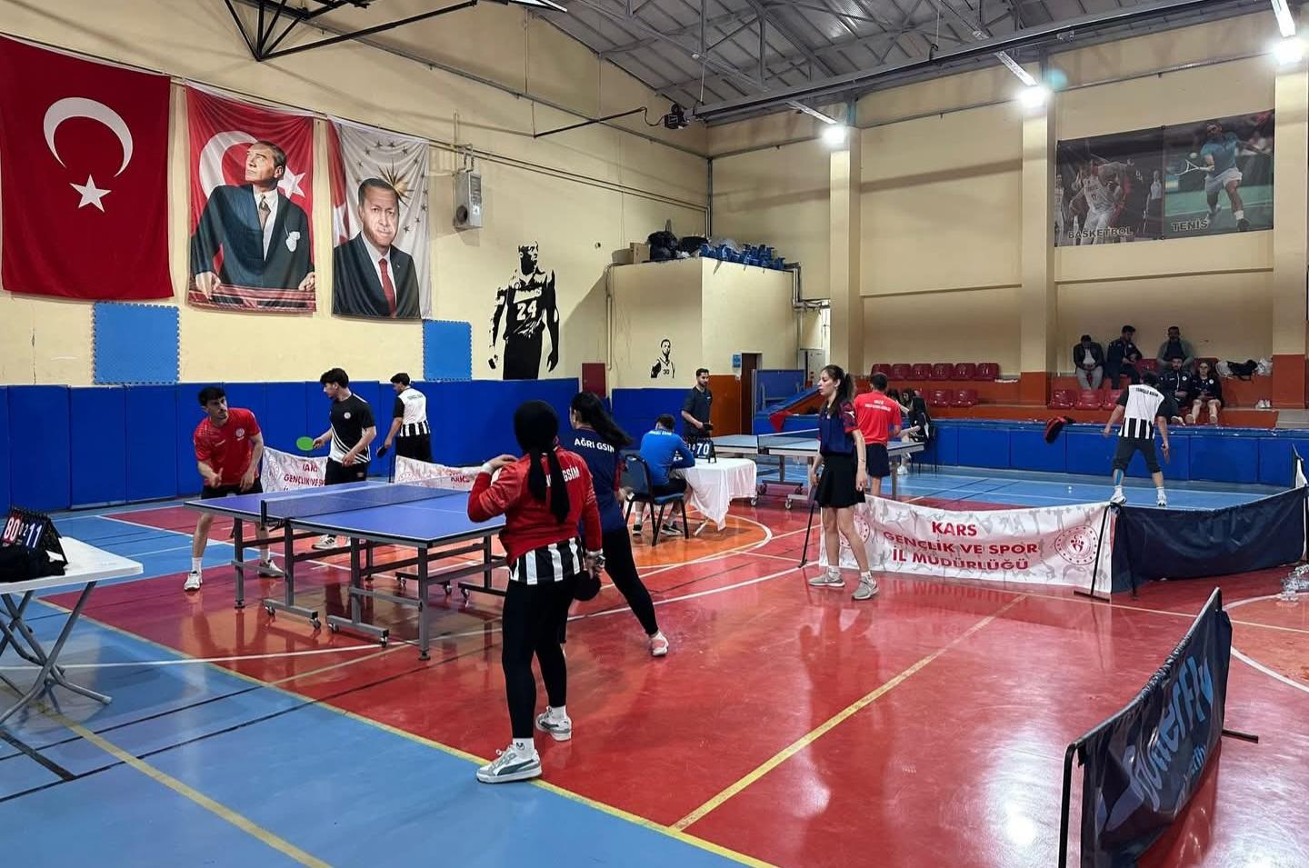 Yurt Lig Masa Tenisi Grup Bölge Müsabakaları Başladı