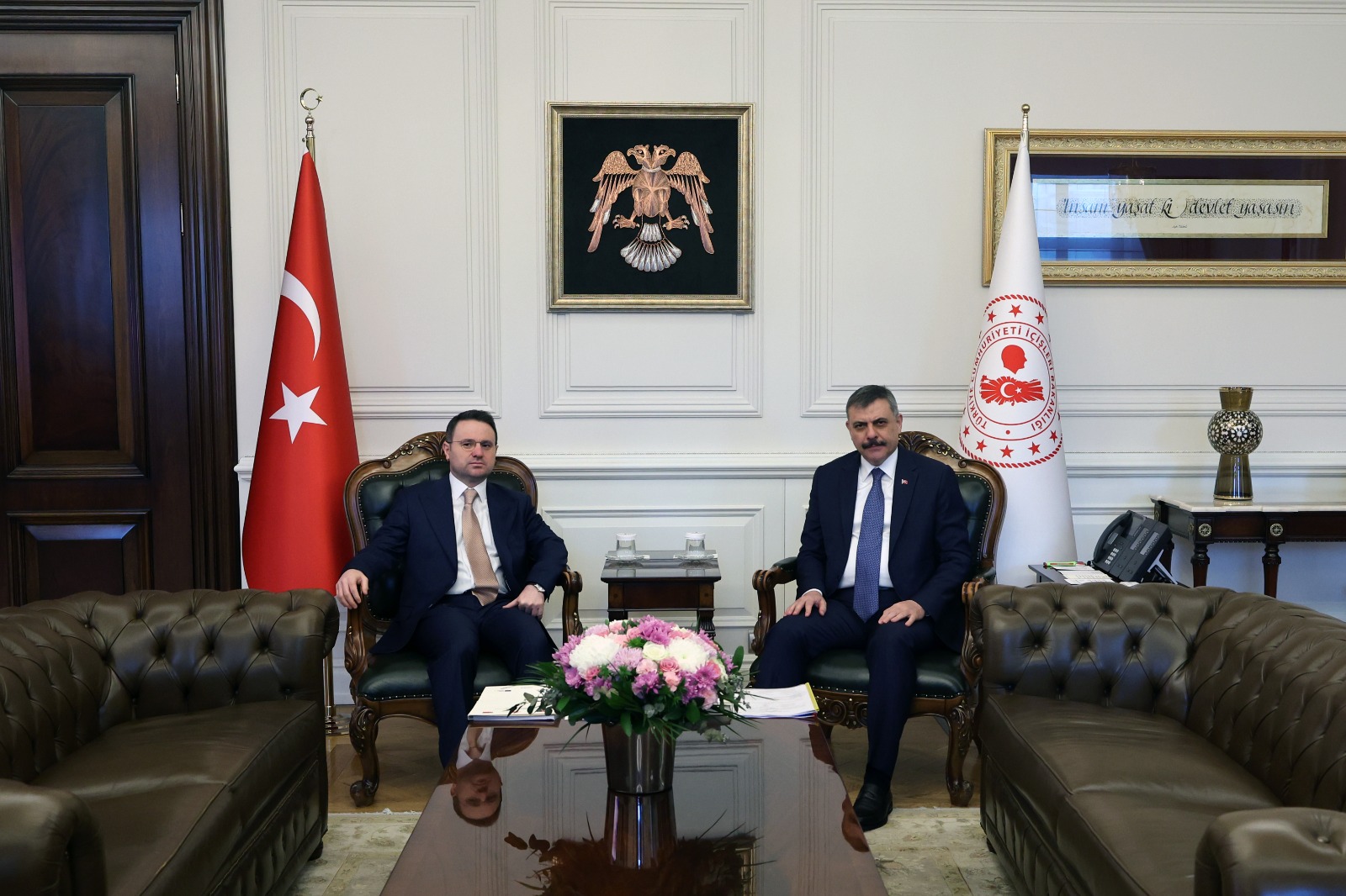 İçişleri Bakanı Mustafa Çiftçi ile Adalet Bakanı Akın Gürlek Ankara’da Bir Araya Geldi