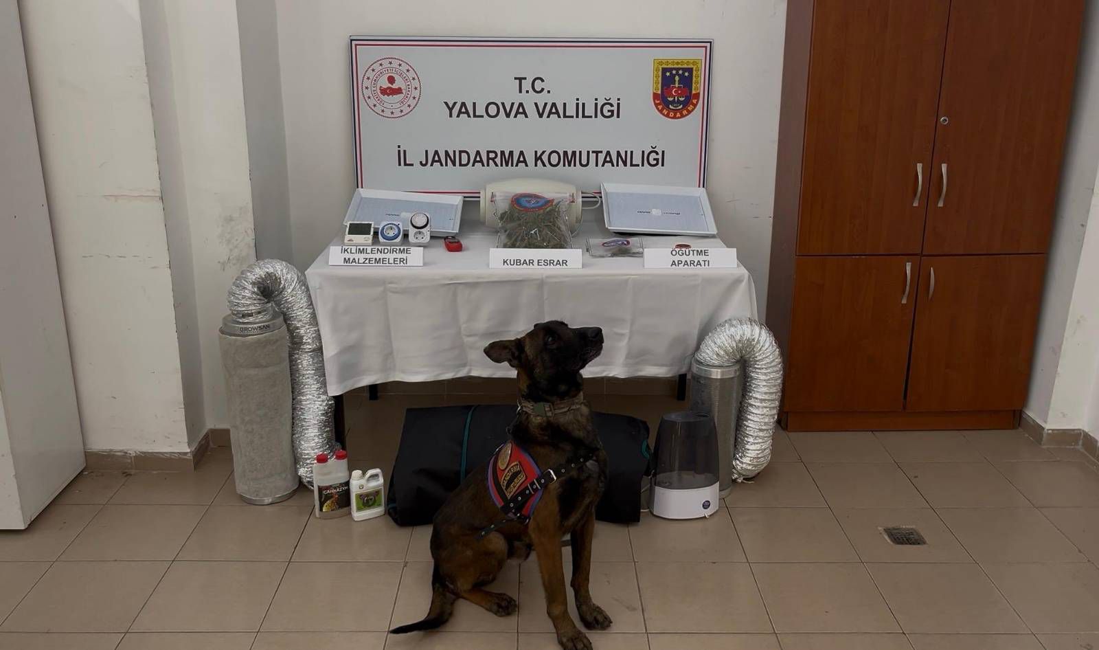 Yalova’da Evine İklimlendirme Sistemi Kuran Uyuşturucu Zanlısı Yakalandı