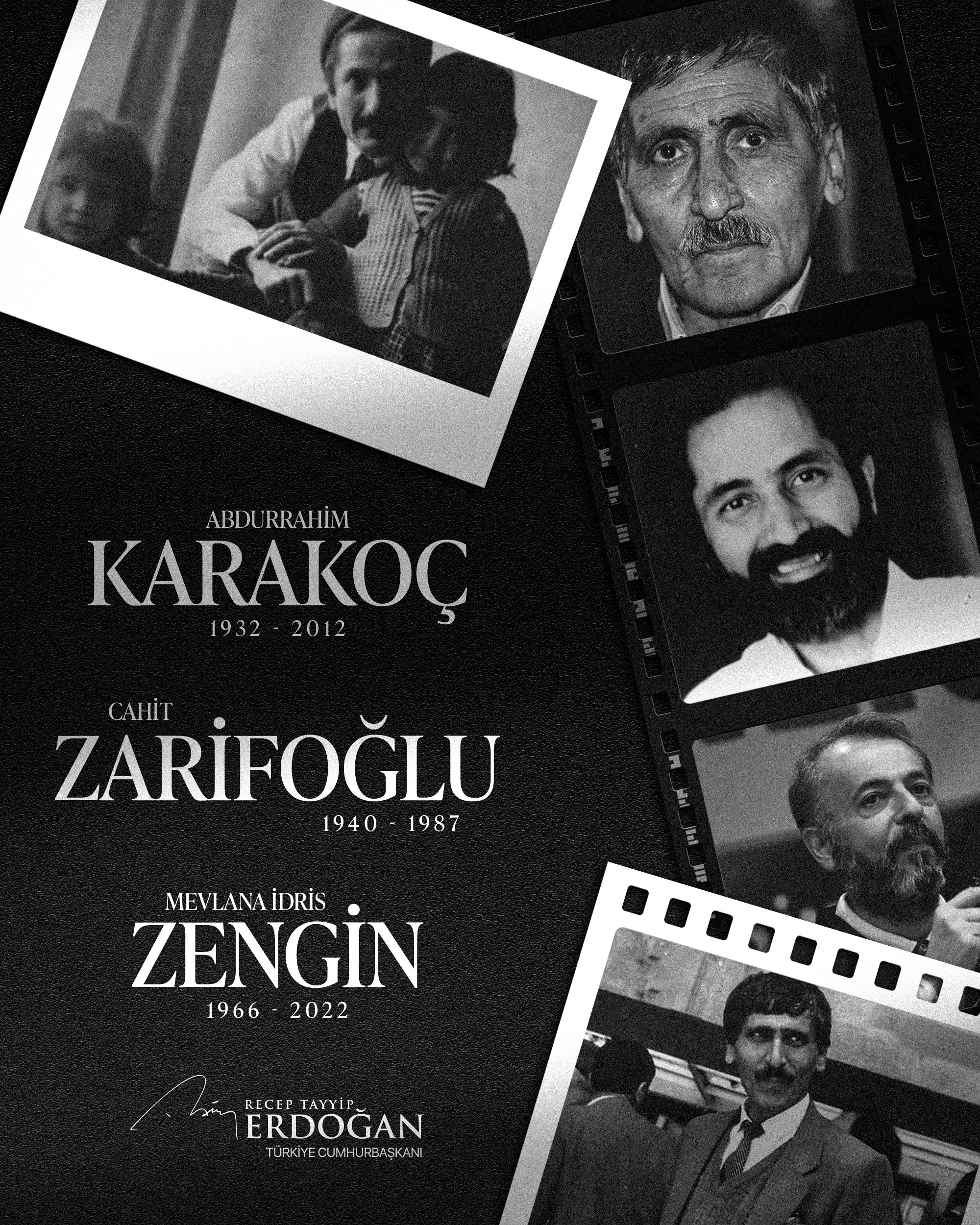 Cumhurbaşkanı Erdoğan’dan Abdurrahim Karakoç, Cahit Zarifoğlu Ve Mevlana İdris Zengin İçin Anma Mesajı