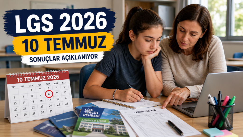 LGS 2026 sonuçları ve tercih süreci için bekleyen öğrenci ve veliler