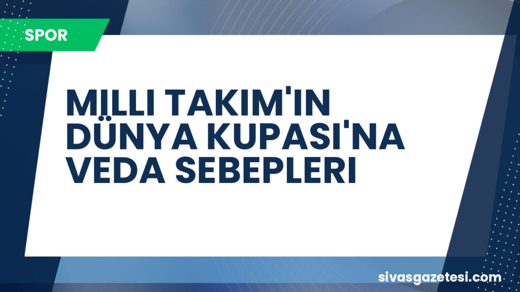 MILLI TAKIM'IN DÜNYA KUPASI'NA VEDA SEBEPLERI