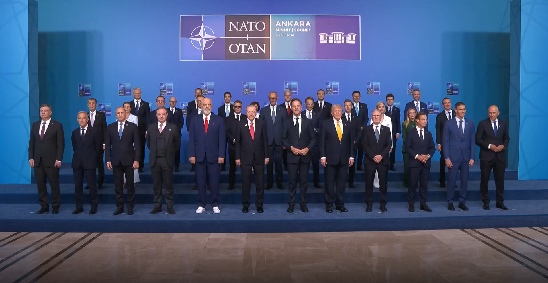 NATO Ankara Zirvesi’nde Liderlerin Resmi Karşılama Ve Aile Fotoğrafı Merasimi Gerçekleşti