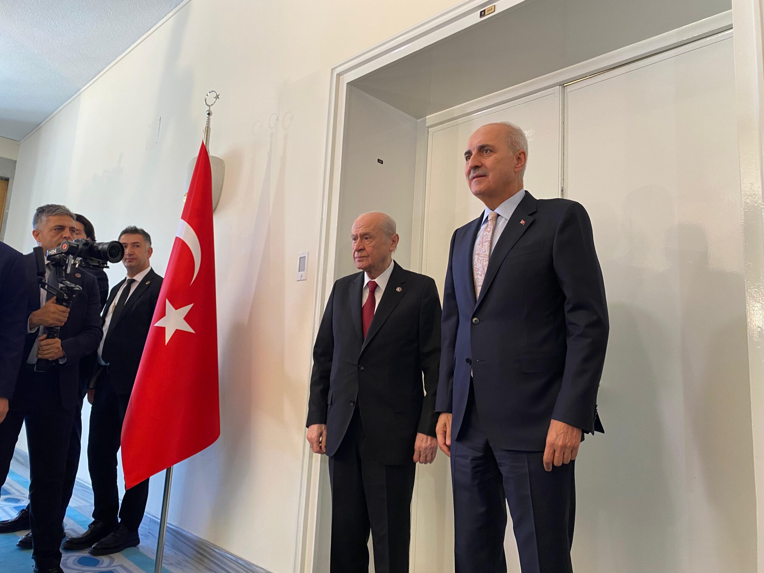 TBMM Başkanı Numan Kurtulmuş MHP Lideri Devlet Bahçeli ile Görüştü