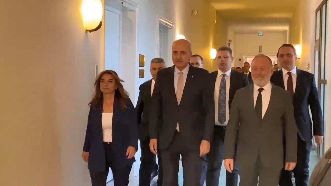 TBMM Başkanı Numan Kurtulmuş DEM Parti Grubunu Ziyaret Etti
