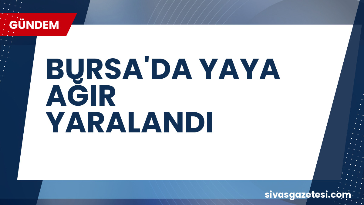 Bursa’da Karşıdan Karşıya Geçerken Otomobil Çarptı: Yaya Ağır Yaralandı