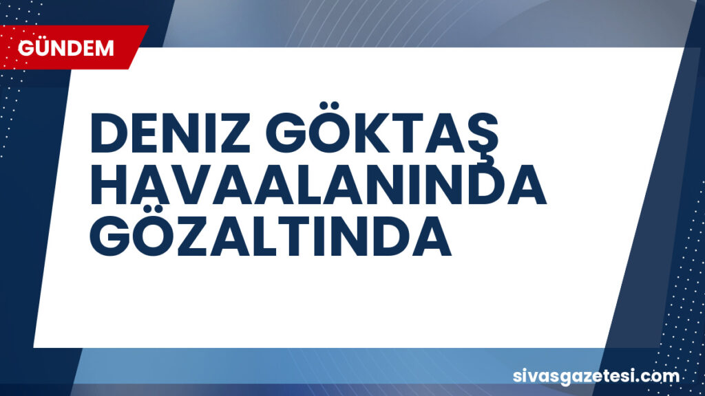DENIZ GÖKTAŞ HAVAALANINDA GÖZALTINDA
