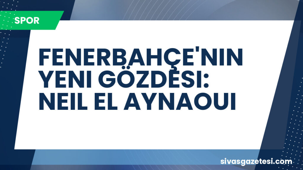 FENERBAHÇE'NIN YENI GÖZDESI: NEIL EL AYNAOUI